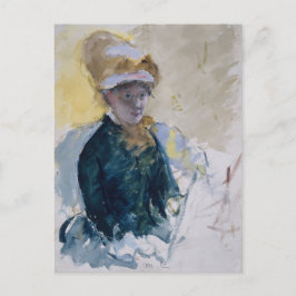 Self-Porträtt av Mary Cassatt Vykort