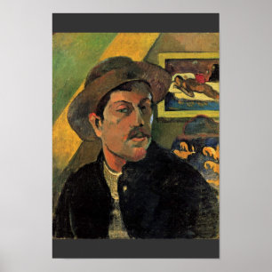 Self-Porträtt av Paul Gauguin (Bästa kvalitet) Poster