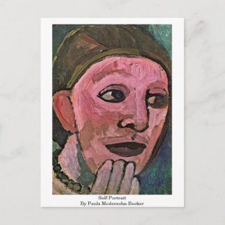 Self-Porträtt av Paula Modersohn-Becker Vykort