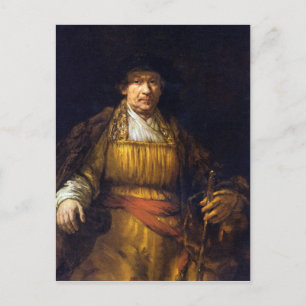 Self-Porträtt av Rembrandt Harmenszoon van Rijn Vykort