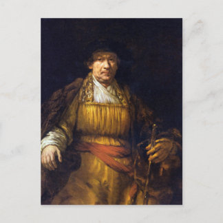 Self-Porträtt av Rembrandt Harmenszoon van Rijn Vykort