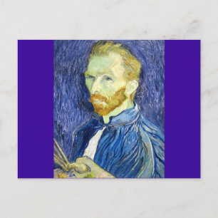 Self-porträtt av Vincent Van Gogh 1889 Vykort