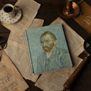 Self-Porträtt av Vincent Van Gogh Anteckningsbok
