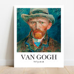 Self-porträtt av Vincent Van Gogh Poster<br><div class="desc">Self-porträtt (1887) av Vincent Van Gogh</div>
