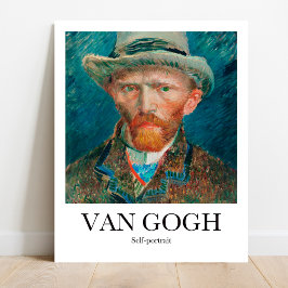 Self-porträtt av Vincent Van Gogh Poster