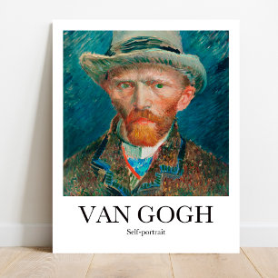 Self-porträtt av Vincent Van Gogh Poster