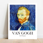 Self-Porträtt av Vincent Van Gogh Poster<br><div class="desc">Self-Porträtt (1889) av Vincent Van Gogh</div>