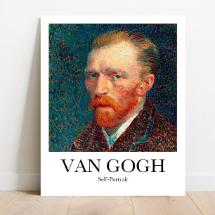 Self-Porträtt av Vincent van Gogh Poster