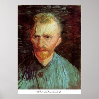 Self-Porträtt av Vincent van Gogh Poster