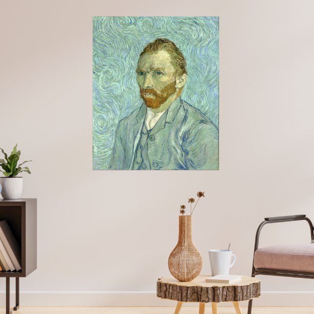 Self-Porträtt av Vincent Van Gogh Poster (Vardagsrum 3)