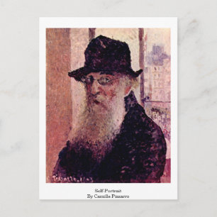 Self-Porträtt by Camille Pissarro Vykort