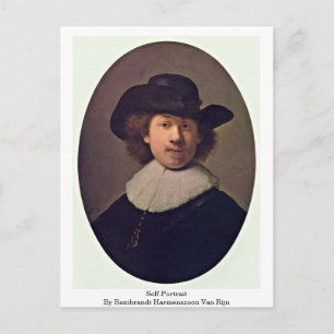 Self-Porträtt by Rembrandt Harmenszoon Van Rijn Vykort