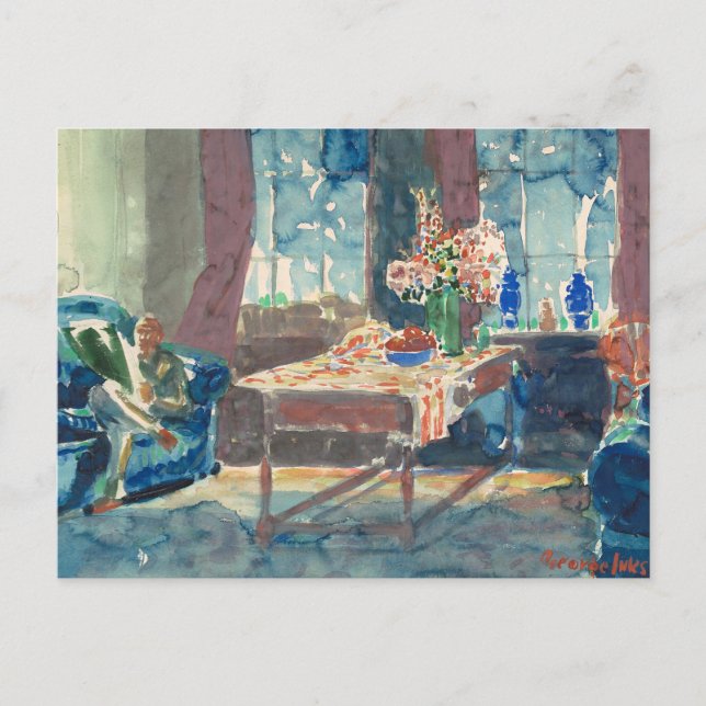 Self-Porträtt | George Luks Vykort (Framsida)