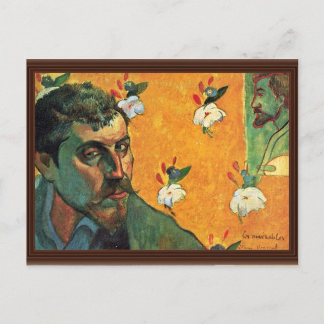 Self-Porträtt (i rollen för "Les Miserables" Pro Vykort (Framsida)