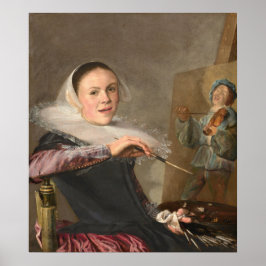 Self-Porträtt - Judith Leyster Fine Art Poster