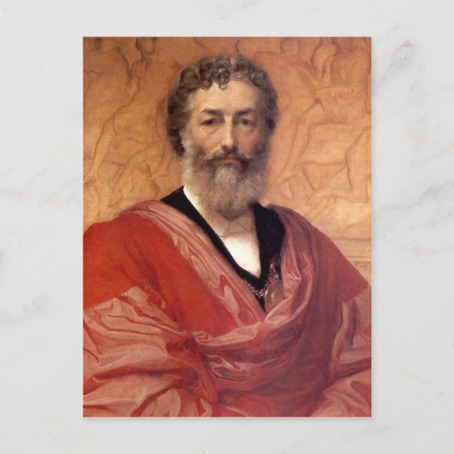 Self-porträtt - Lord Frederick Leighton Vykort (Framsida)