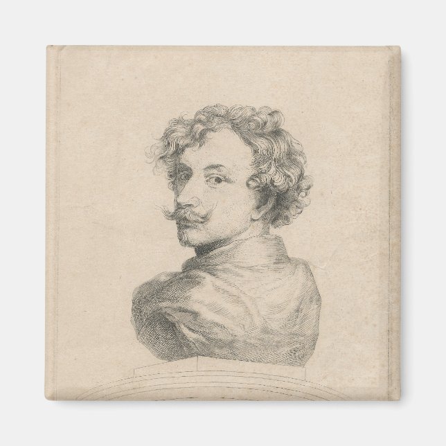 Self-porträtt Magnet (Framsidan)