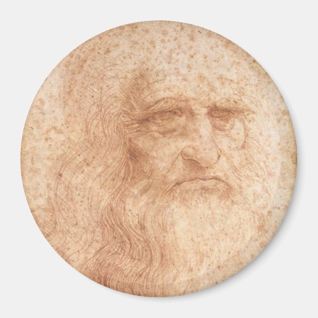 Self-Porträtt Magnet (Framsidan)