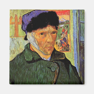 Self-Porträtt med Bandaged Ear av van Gogh Magnet