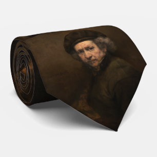 Self-Porträtt med Beret av Rembrandt Slips