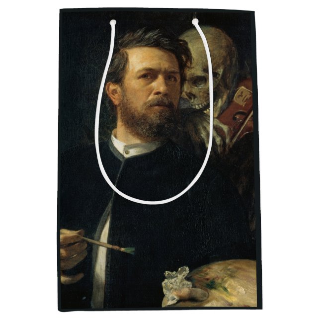 Self-Porträtt med döden som Spelman (av Böcklin) (Framsidan)