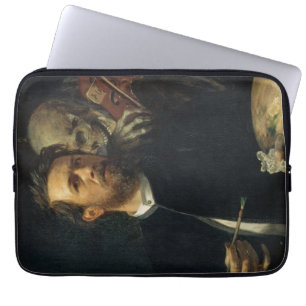 Self-Porträtt med döden som Spelman (av Böcklin) Laptop Fodral