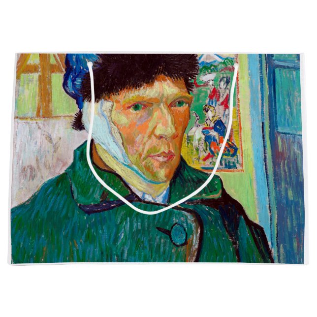 Self-Porträtt med en barmhärtig bil, Van Gogh (Framsidan)