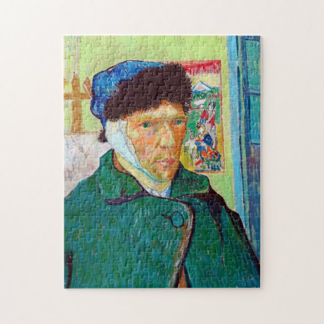 Self-Porträtt med en barmhärtig bil, Van Gogh Pussel (Vertikal)