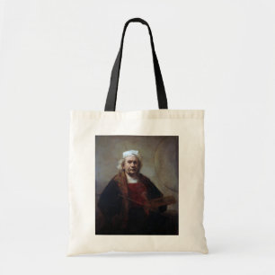Self-Porträtt med två cirklar, Rembrandt Tygkasse