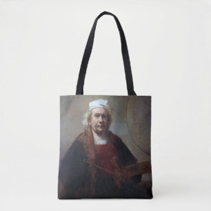 Self-Porträtt med två kretsar, Rembrandt Tygkasse