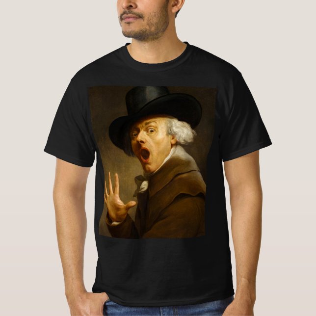 Self-Porträtt, överraskningen av Joseph Ducreux T Shirt (Framsida)