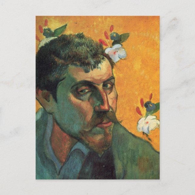 Self-porträtt - Paul Gauguin Vykort (Framsida)