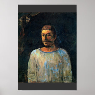 Self-Porträtt ’Près du Golgotha’" av Gauguin Poster