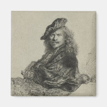 Self-Porträtt-Rembrandt Harmenszoon van Rijn