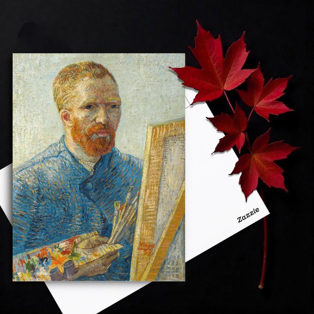 Self-Porträtt som Painter av Vincent Van Gogh Vykort (Skapare uppladdad)