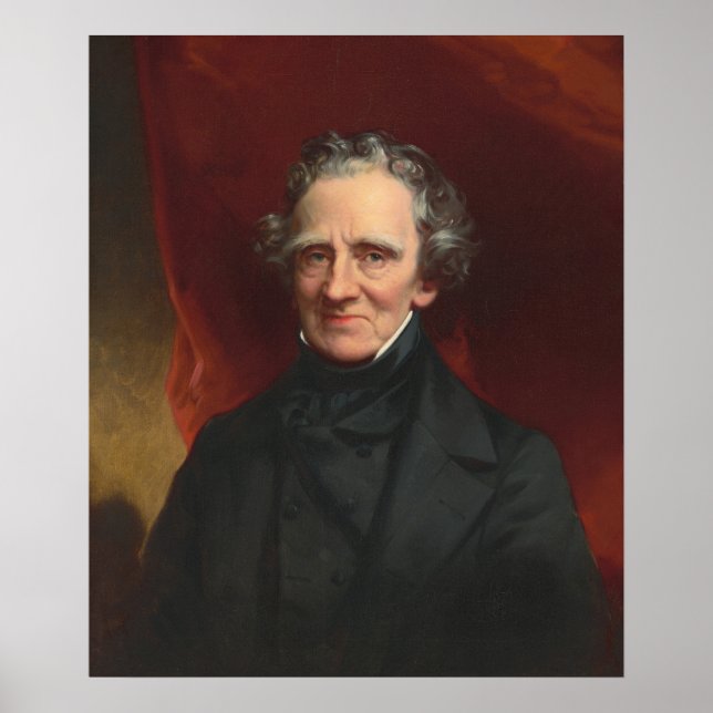 Self-Porträtt - Thomas Sully Fine Art Poster (Framsidan)