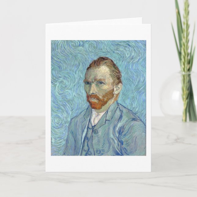 Self-Porträtt, Vincent van Gogh, 1889 Kort (Framsida)