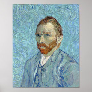 Self-Porträtt, Vincent van Gogh, 1889 Poster