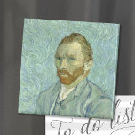 Self-Porträtt | Vincent Van Gogh Magnet<br><div class="desc">Självaste Porträtt (1889) av den nederländske postimponerande konstnären Vincent Van Gogh. Van Gogh använde sig ofta av sig själv som förebild för att utöva figur-målning. Detta var det sista av hans många självaste porträtt, som målades bara månader före hans död. Använda verktygen för att lägga till anpassningsbar eller anpassa bilden....</div>