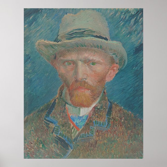 Self-porträtt, Vincent van Gogh Poster (Framsidan)