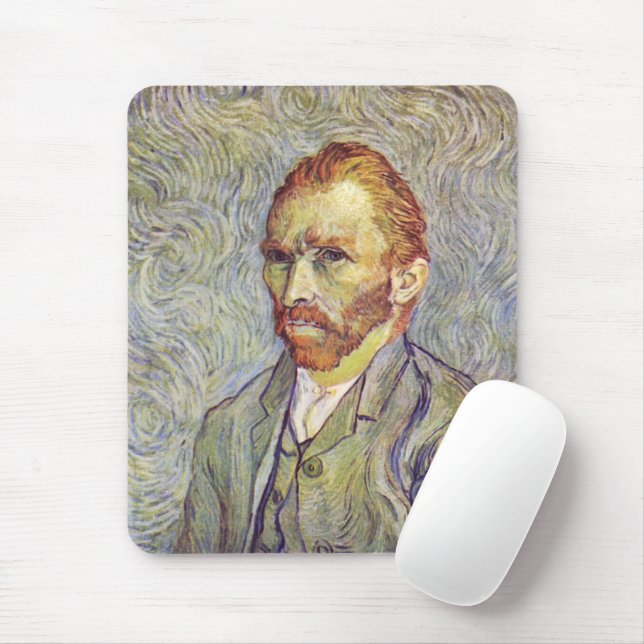 Self-porträtt Vincent Willem van Gogh Musmatta (Med mus)
