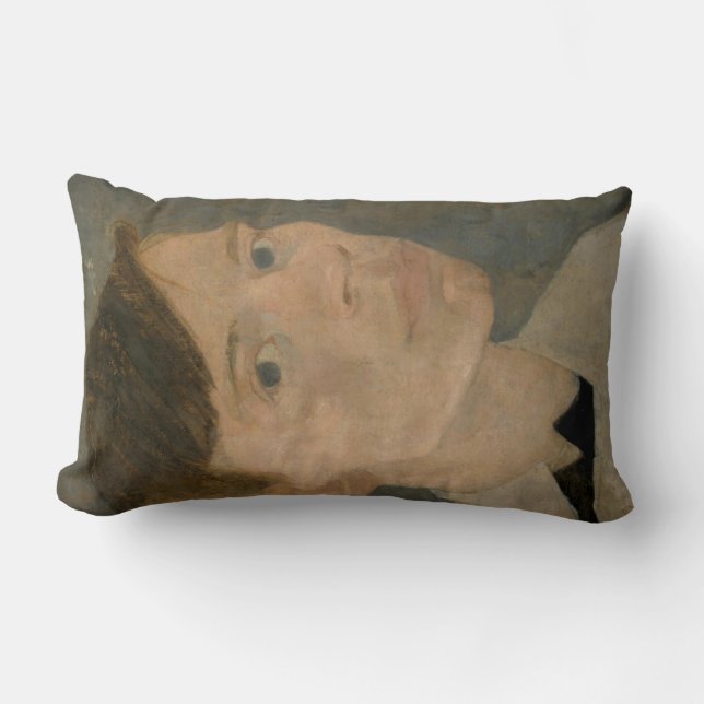Self-Porträtt (Young Man) (av Jan Mankes) Lumbarkudde (Framsida)