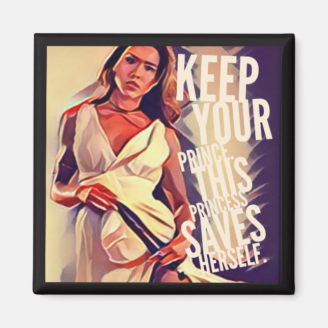 Self Rescuing Princess Magnet (Framsidan)