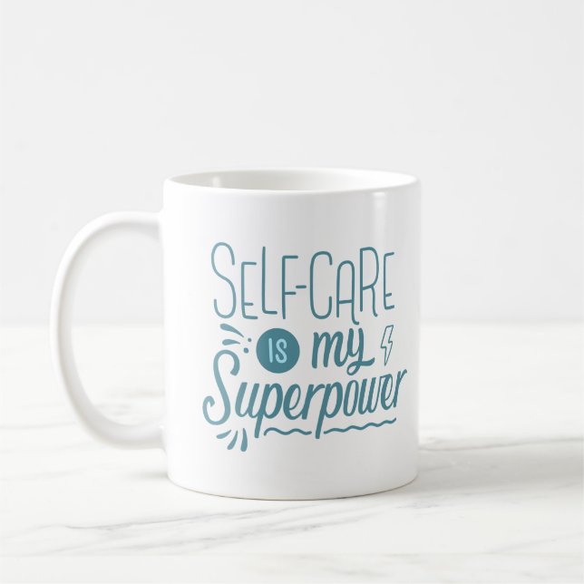 SELFCARE ÄR MIN SUPERMAKT KAFFEMUGG (Vänster)