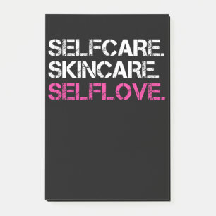 Selfcare Skincare Selflove Esthetician Post-it Block