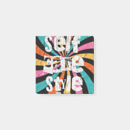 selfcare style, mental health matters post-it block