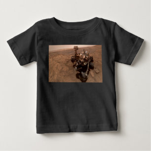 Selfie av Mars Curiosity Röd Marslandskap T Shirt