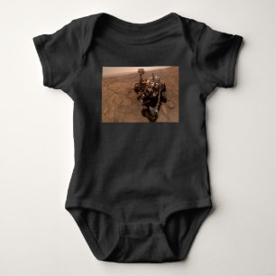 Selfie av Mars Curiosity Röd Marslandskap T Shirt