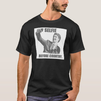 Selfie för land - Trudeau T-shirt