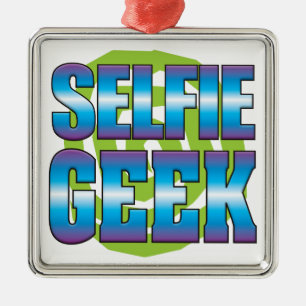 Selfie Geek v3 Julgransprydnad Metall